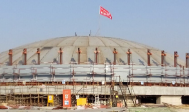 爬架電動葫蘆守護(hù)大型糧倉保糧食安全